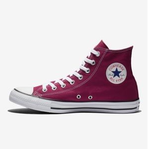 Maroon High-top Classic Converse